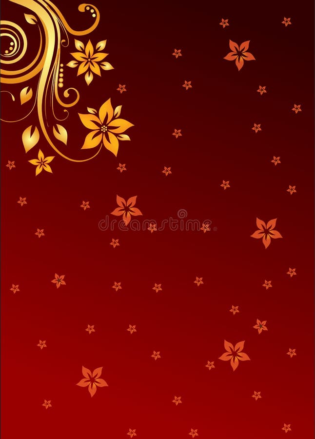 Abstract floral background