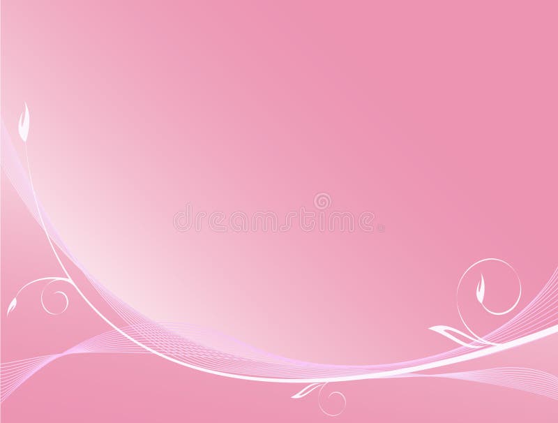 Abstract floral background with curves