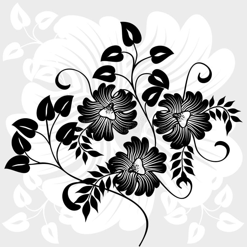 Abstract Floral Background, Vector Stock Vector - Illustration of ...
