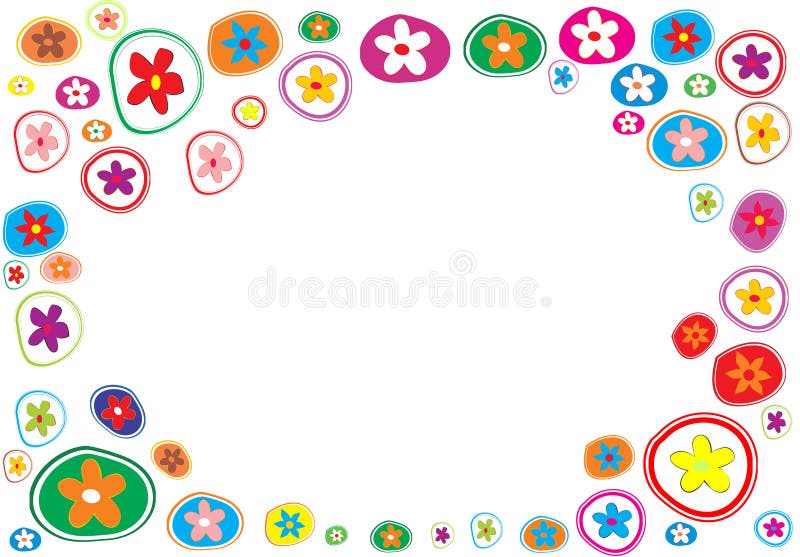 Abstract floral background, vector illustration