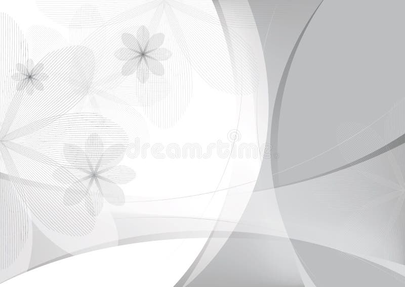 Abstract floral background, vector template