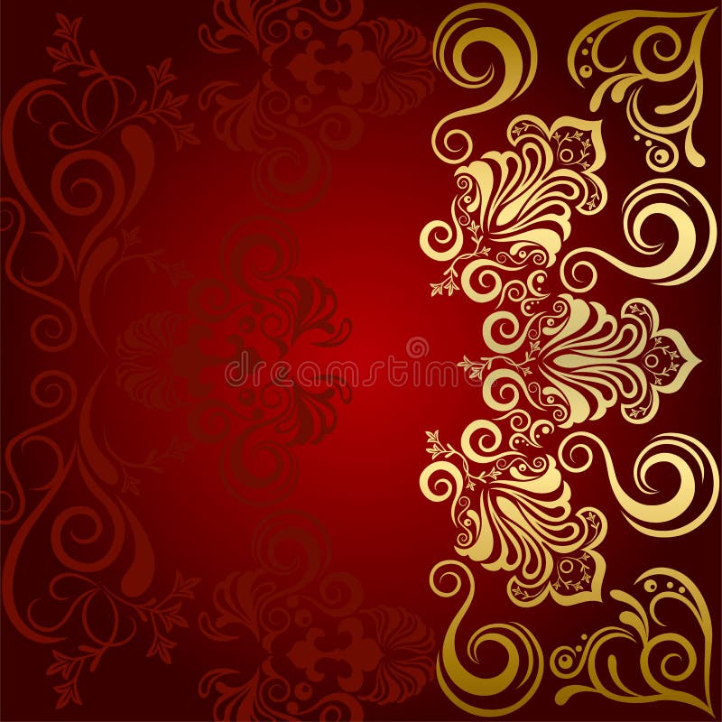 Abstract Floral Luxury Background vector illustration