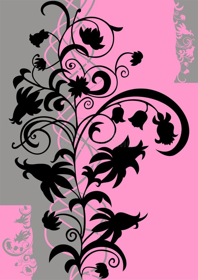 Abstract floral ornament