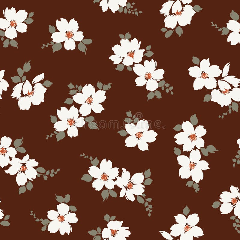 Abstract floral pattern perfect for textile design vector illustration