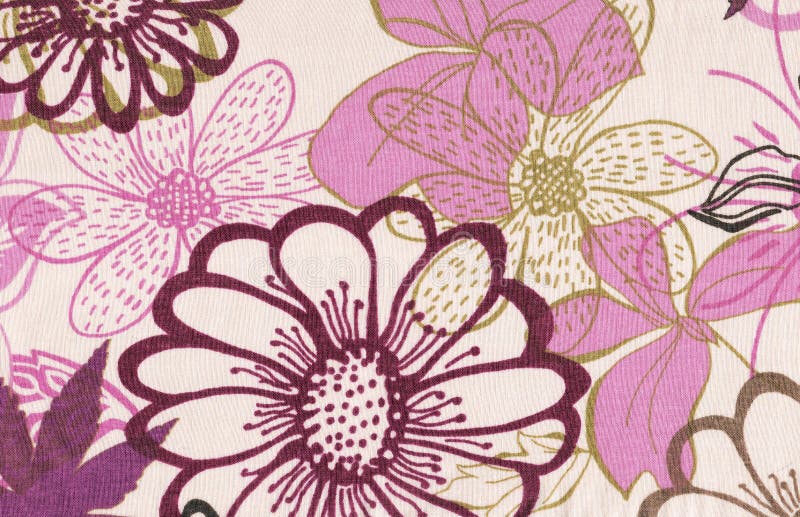 Abstract floral purple pattern.