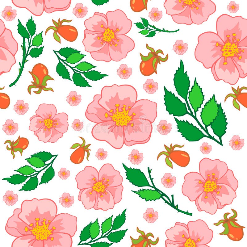 Abstract floral seamless background