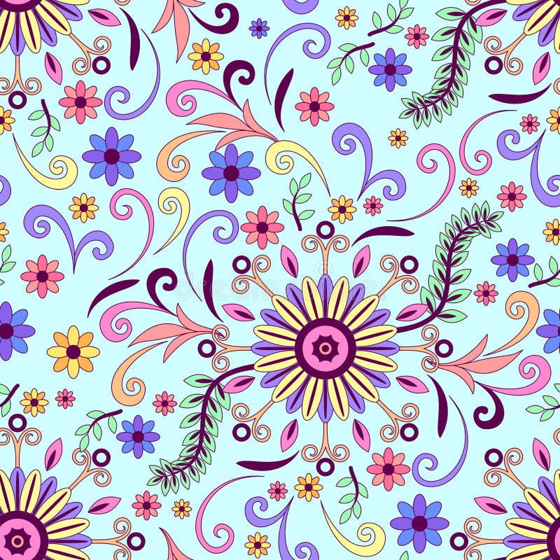 Abstract Floral Seamless Background