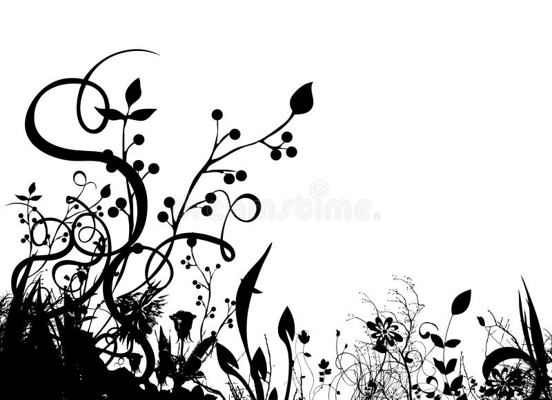 Abstract floral vector stock vector. Illustration of organic - 3590860
