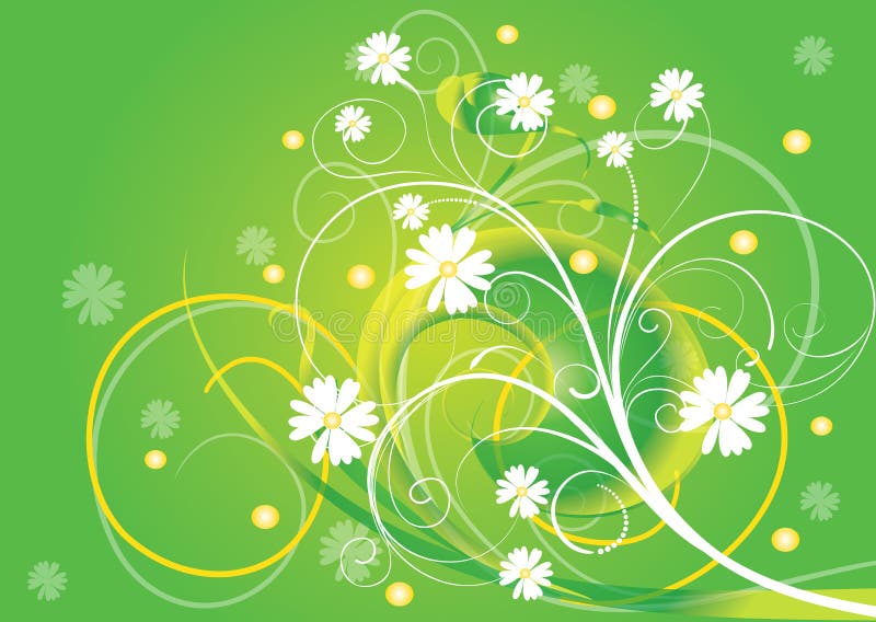 Abstract flower Illustration flower spring summer