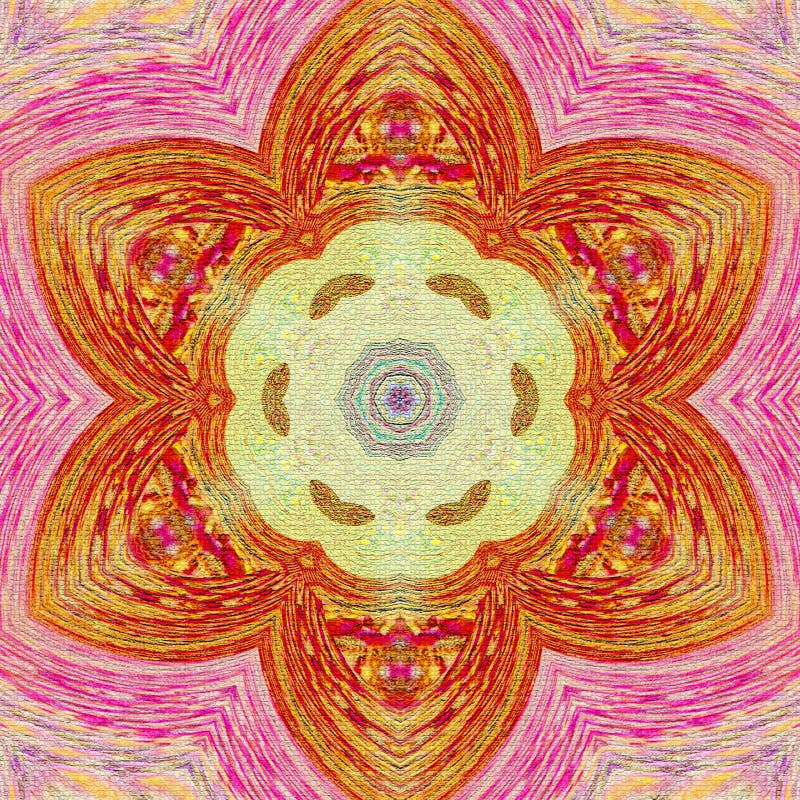 Abstract Flower Mandala. Decorative element for design royalty free illustration