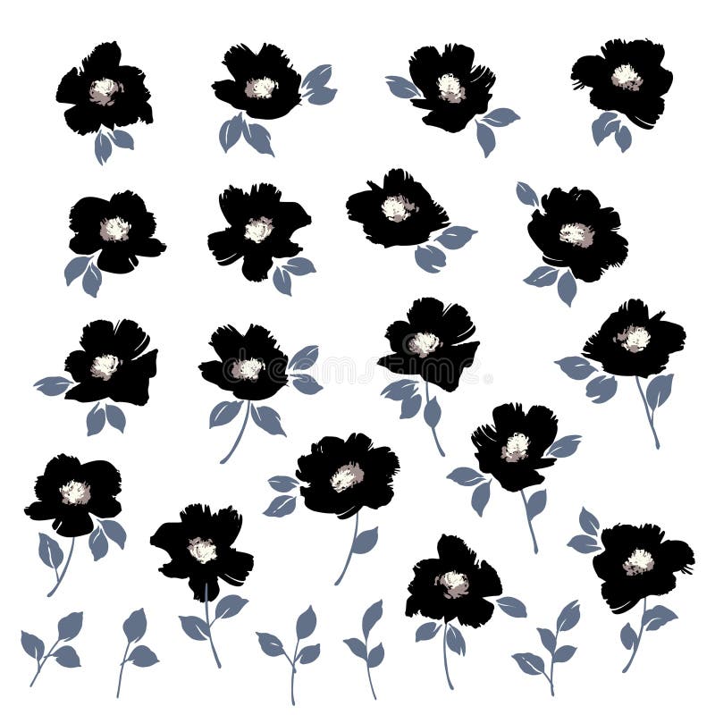 Abstract flower material ideal for textile design royalty free illustration