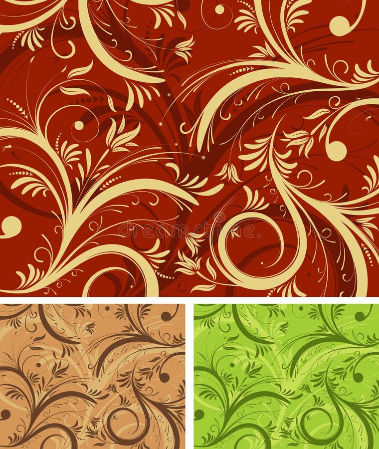 Abstract floral pattern stock vector. Illustration of filigree - 2771828