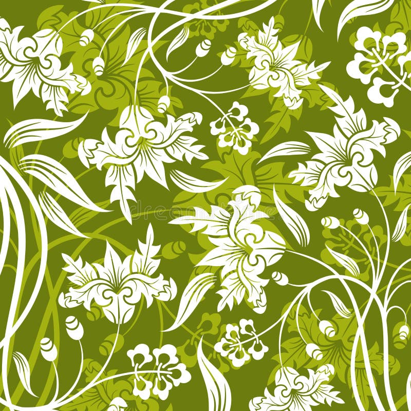 Abstract flower pattern