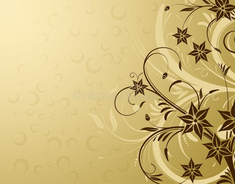 Abstract flower pattern