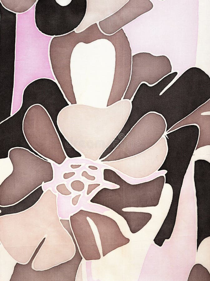 Abstract flower pattern .