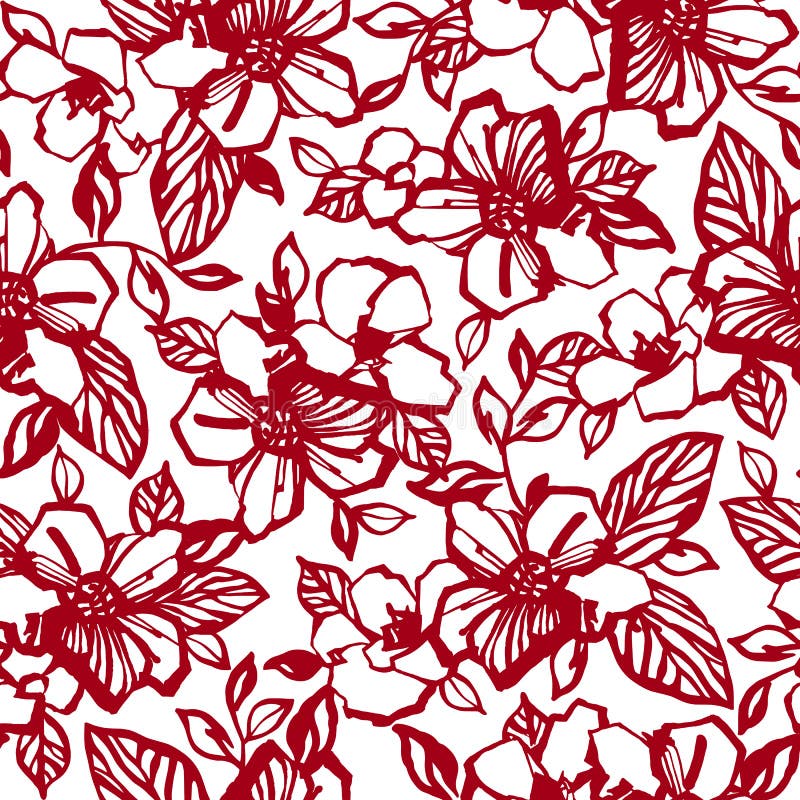 I designed a flower abstractly vector illustration