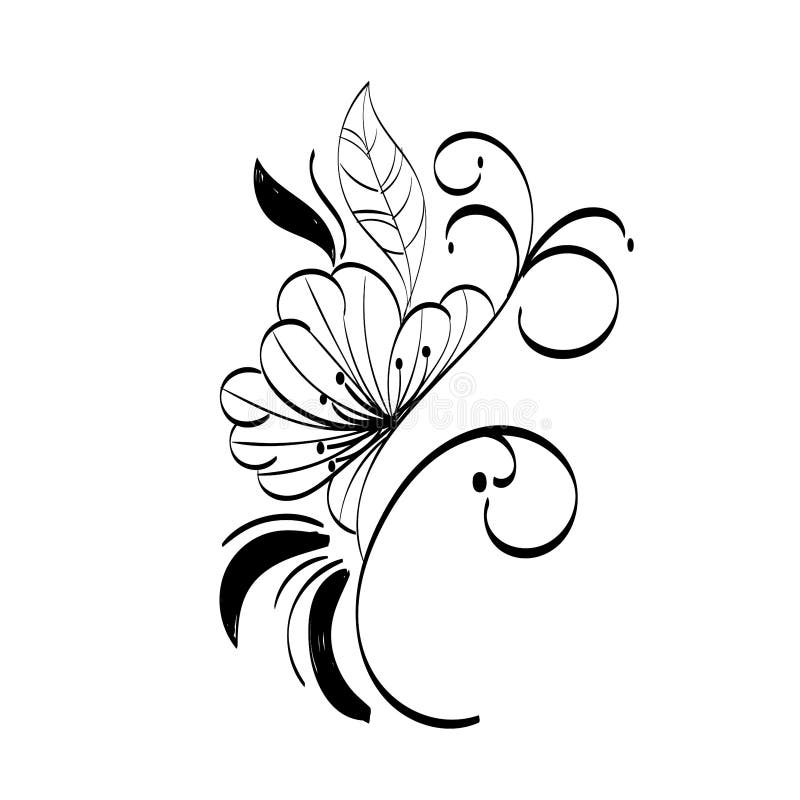 Printable Flower Embroidery Pattern Design Stock Vector - Illustration ...