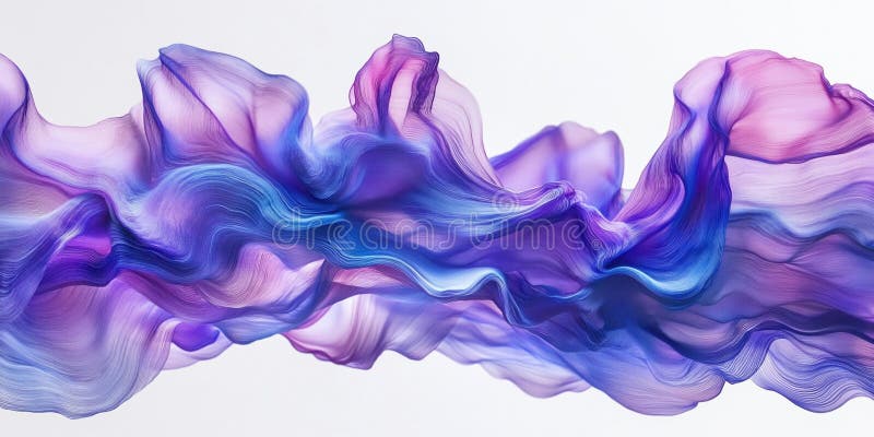 Abstract flowing purple and blue waves design royalty free stock photography