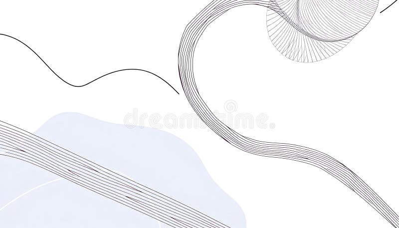 Abstract flowing white ribbon, minimalist design and elegant motion, Stock Photo, Generative AI royalty free illustration