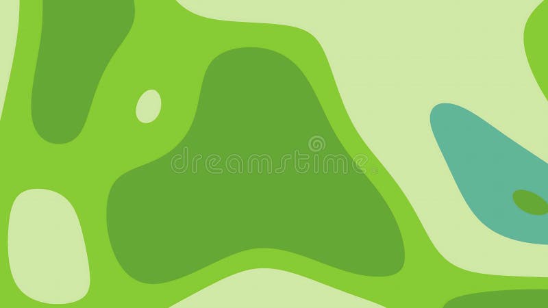 Abstract Fluid Green Papercut Layered Background with Organic Shapes vector illustration
