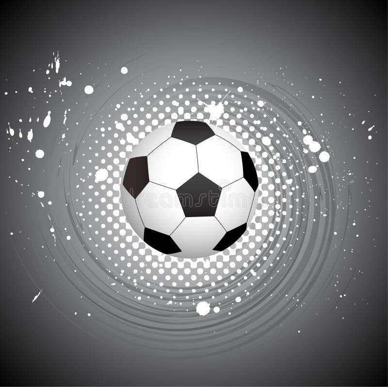 Abstract football creative design