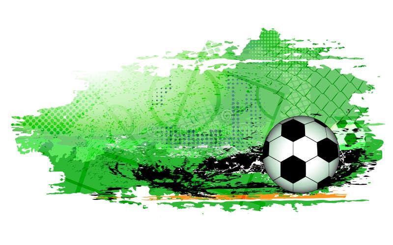 Abstract Sports Background with Soccer Ball Stock Vector - Illustration of  background, cutout: 172800275