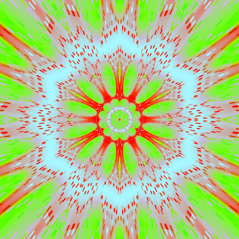 Abstract fractal background of indian summer picture vector illustration