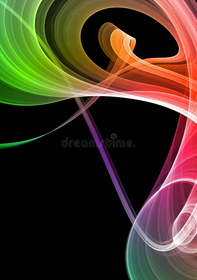 Abstract fractal design vector illustration