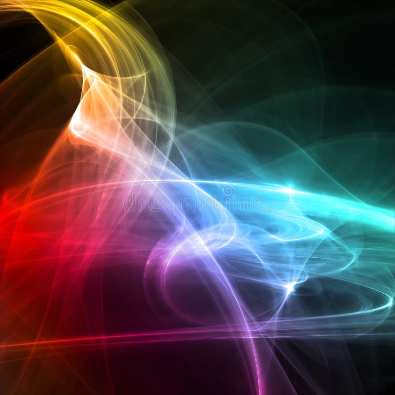 Abstract fractal design stock illustration