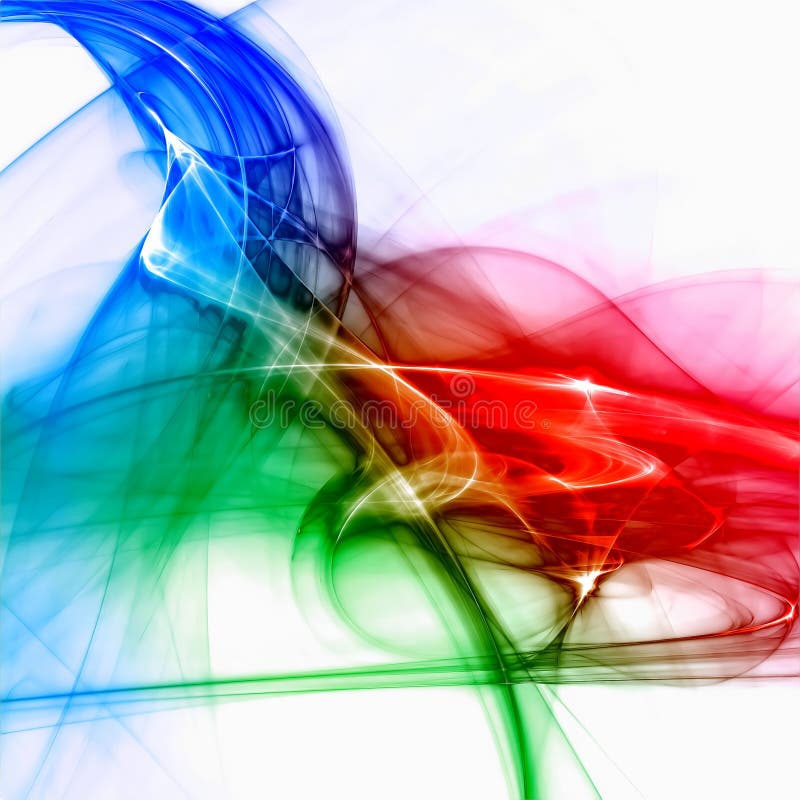 Abstract fractal design stock illustration