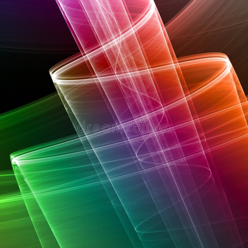 Abstract fractal design vector illustration