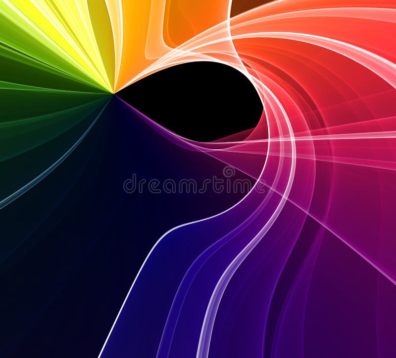Abstract fractal design stock illustration