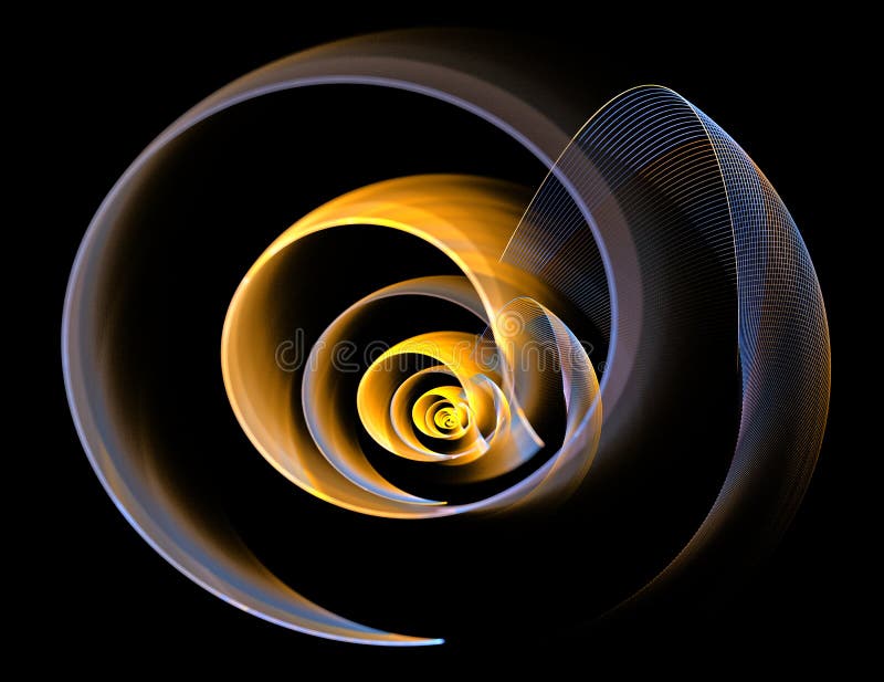 Abstract fractal design royalty free illustration