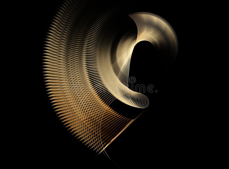 Abstract fractal element royalty free illustration