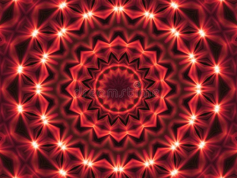 Abstract Fractal Light Background stock illustration