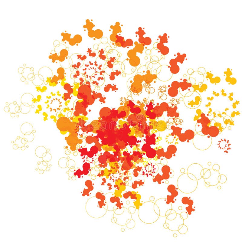 Abstract fractal modern background stock illustration