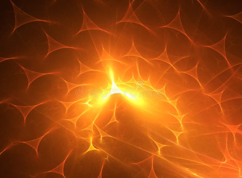 Abstract fractal red background vector illustration