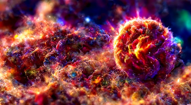 Abstract Fractal Stalwart Background vector illustration