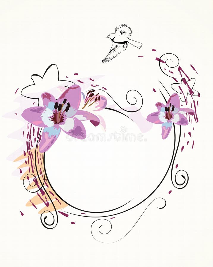 Abstract frame. vector illustration
