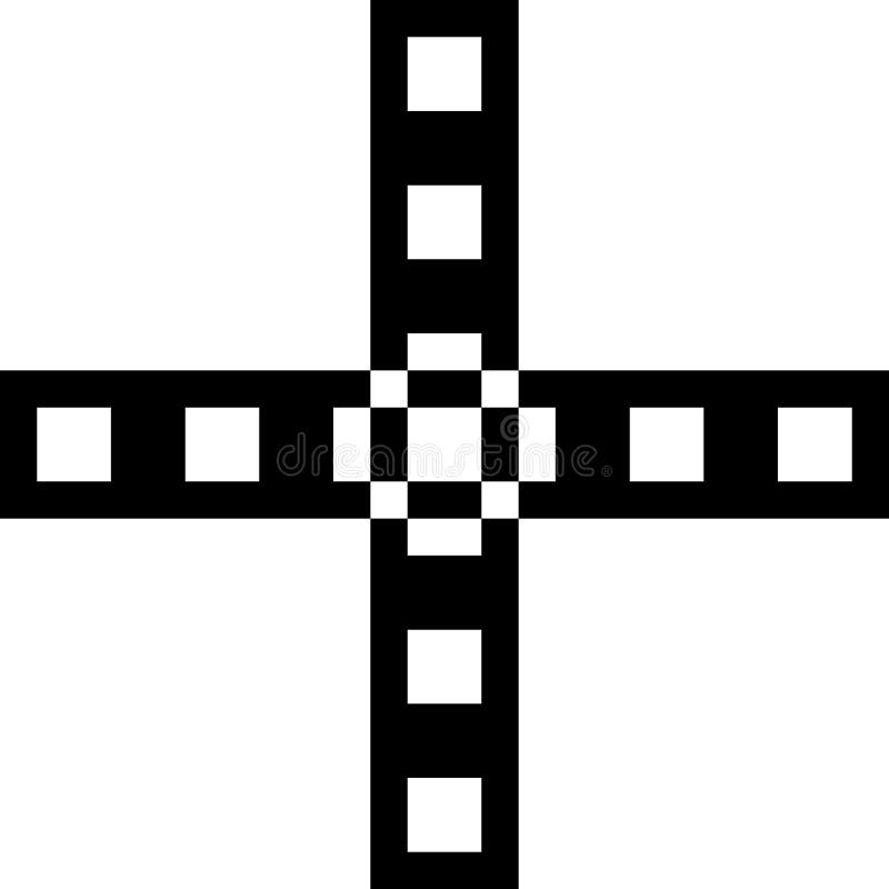 Abstract Frame Multiple Perspective Movie Like stock illustration