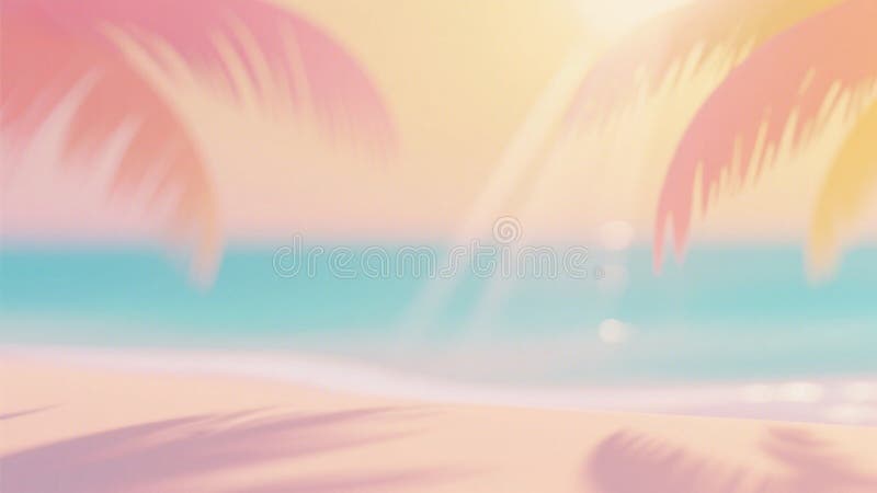 Abstract fundal moale de vară culori pastelate calde stock illustration