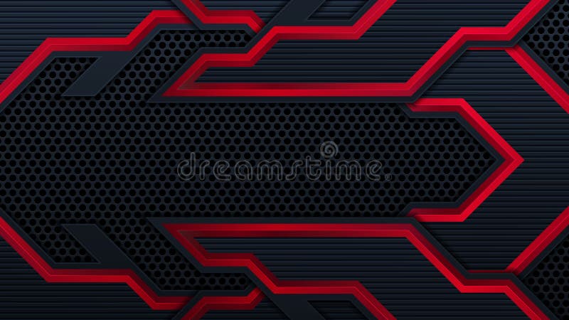 Abstract dark Red Futuristic Gaming Backgrounddark Red geometric background  for banner or Offline stream gaming background template 12066456 Vector  Art at Vecteezy