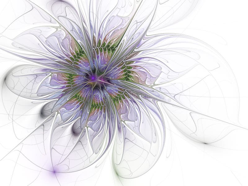 Abstract Futuristic Bloom Modern High Resolution D Omputer Generated Abstract Stock Illustration Illustration Of Floral Creative