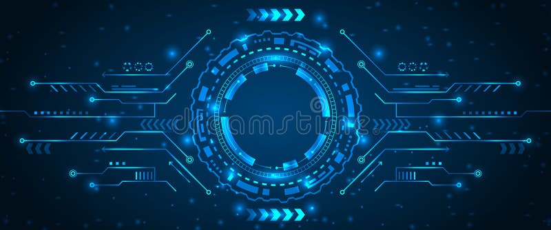 Abstract Futuristic Board with HUD, Light Technology Business Background  Stock Vector - Illustration of cyberspace, design: 162025847