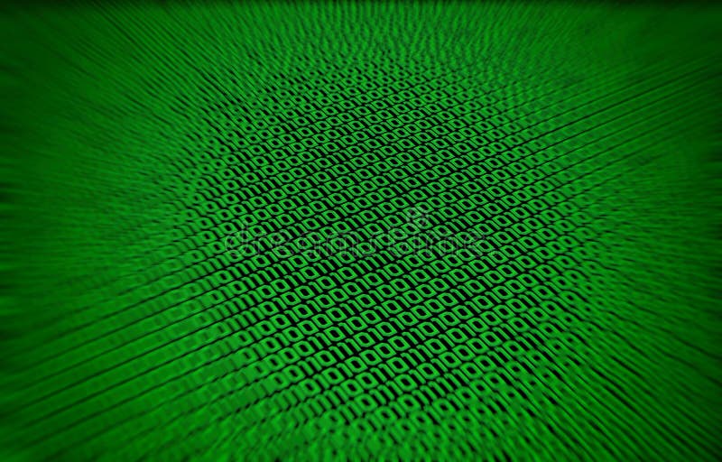 Abstract futuristic cyberspace with binary code, matrix background with digits, well organized layers For publications and banners vector illustration