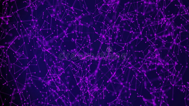Abstract futuristic on dark blue background. Wireless network connection concept. Social media, innovation and technology stock illustration