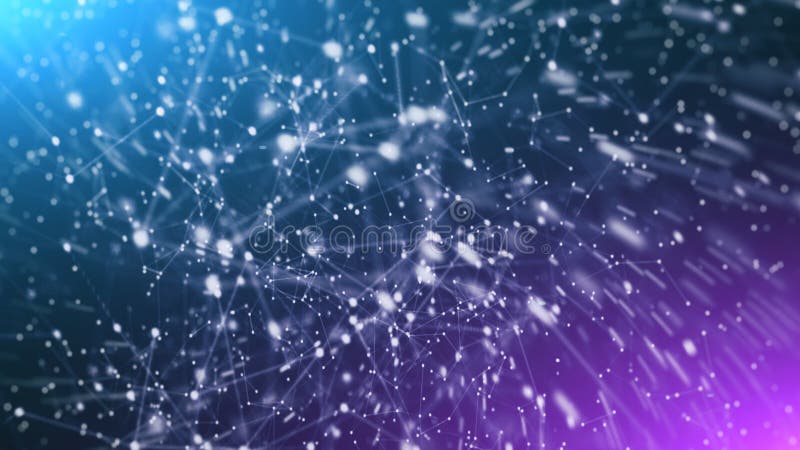 Abstract futuristic on dark blue background. Wireless network connection concept. Social media, innovation and technology royalty free illustration