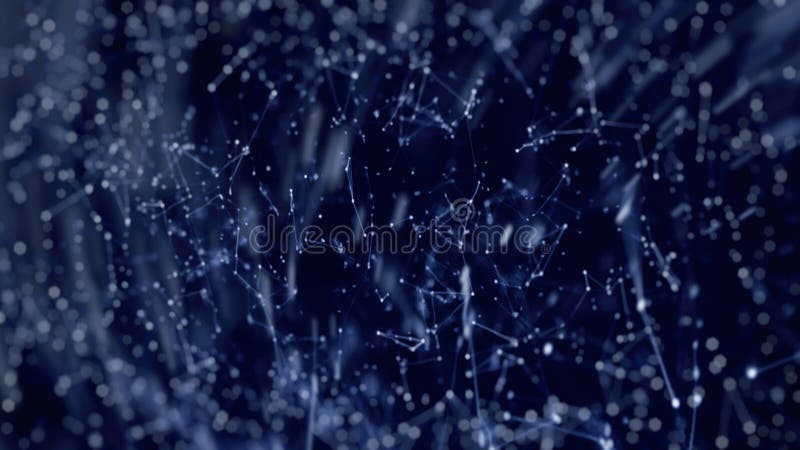 Abstract futuristic on dark blue background. Wireless network connection concept. Social media, innovation and technology vector illustration