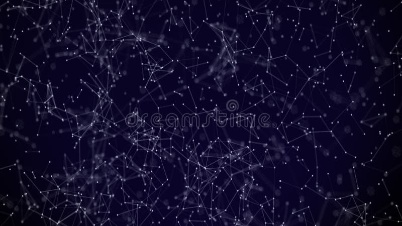 Abstract futuristic on dark blue background. Wireless network connection concept. Social media, innovation and technology royalty free illustration