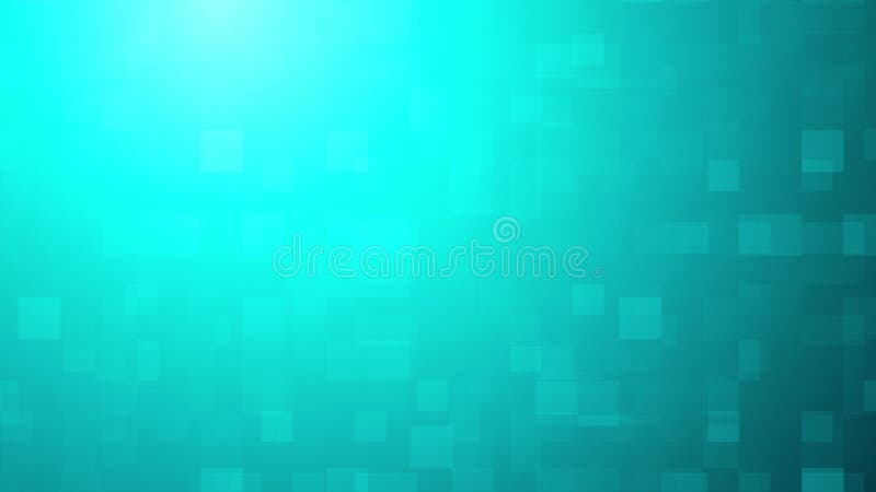Abstract futuristic light blue geometric mosaic minimal texture with neon glow random movement background. 4K Seamless loop 3D pat royalty free illustration